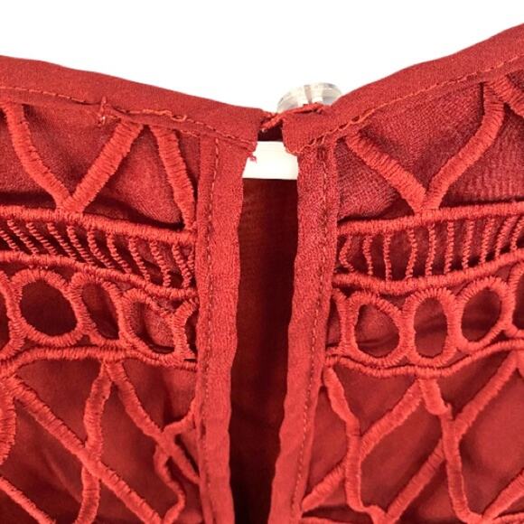 NWOT Tularosa Pom Pom Trimmed Blouse - Picture 10 of 13